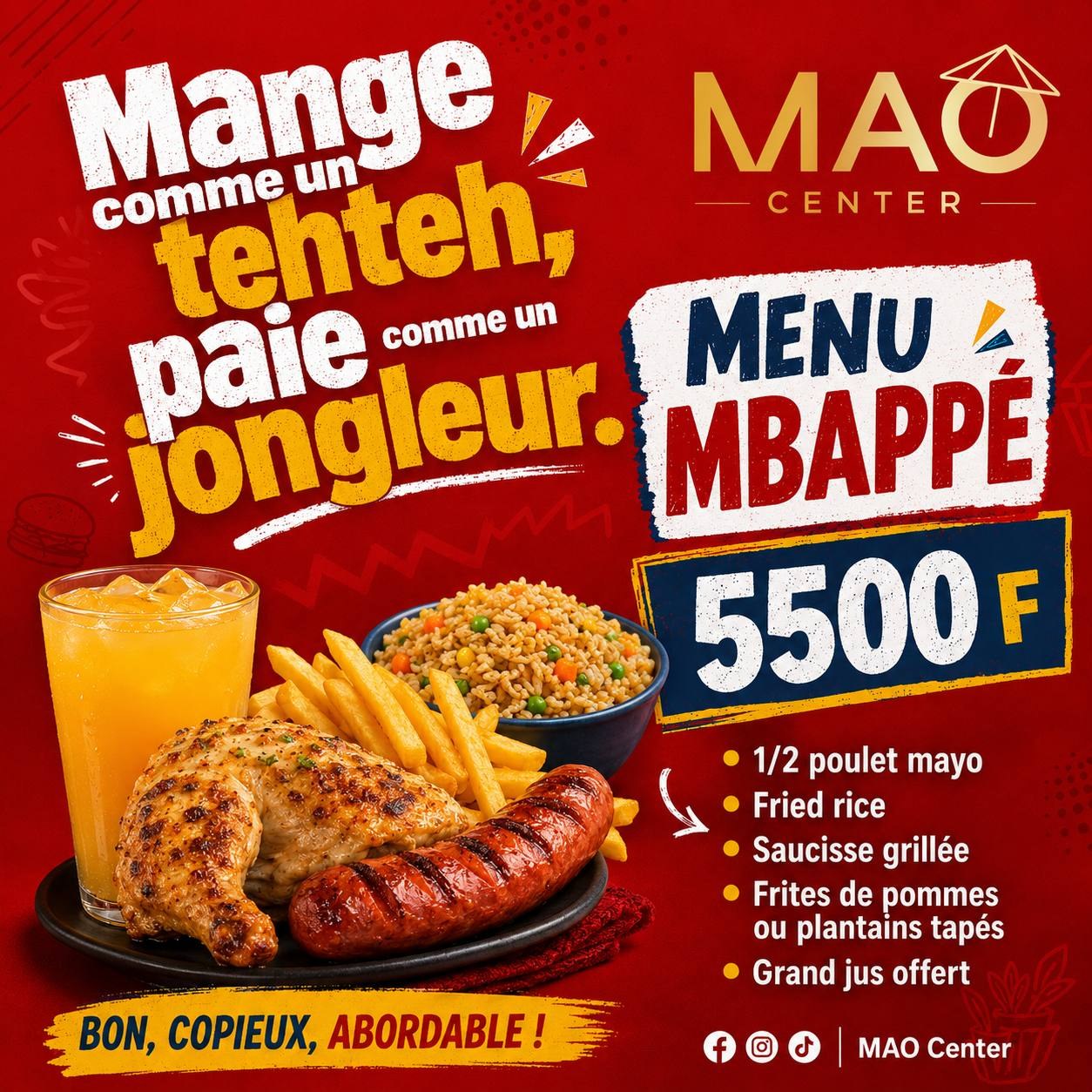 Photo du Menu Mbappé
