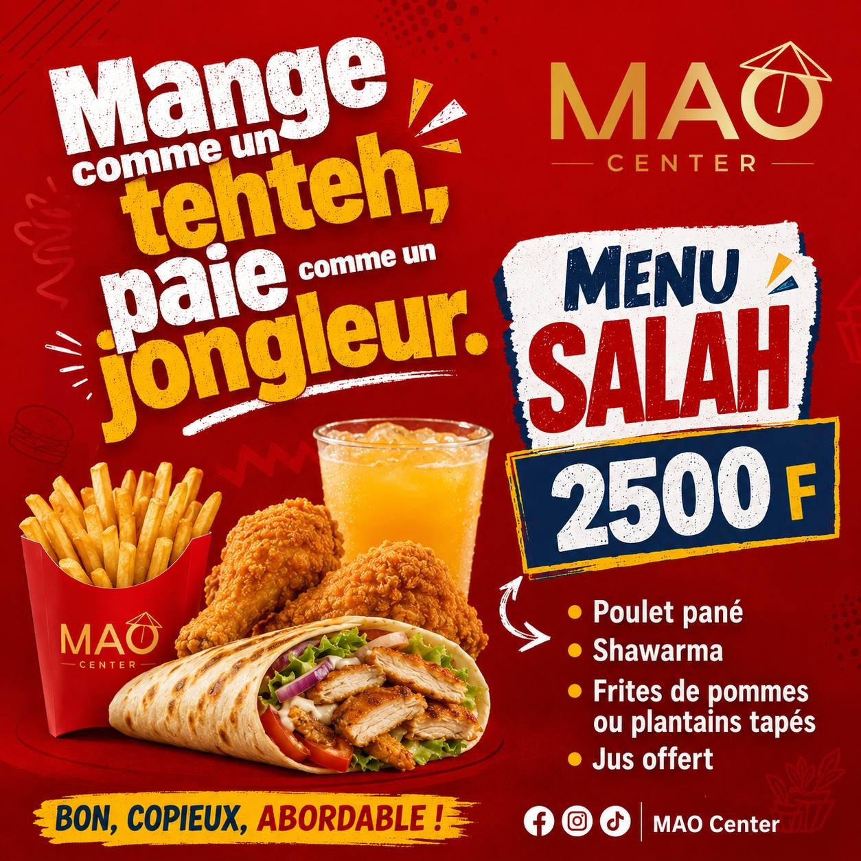 Photo du Menu Salah